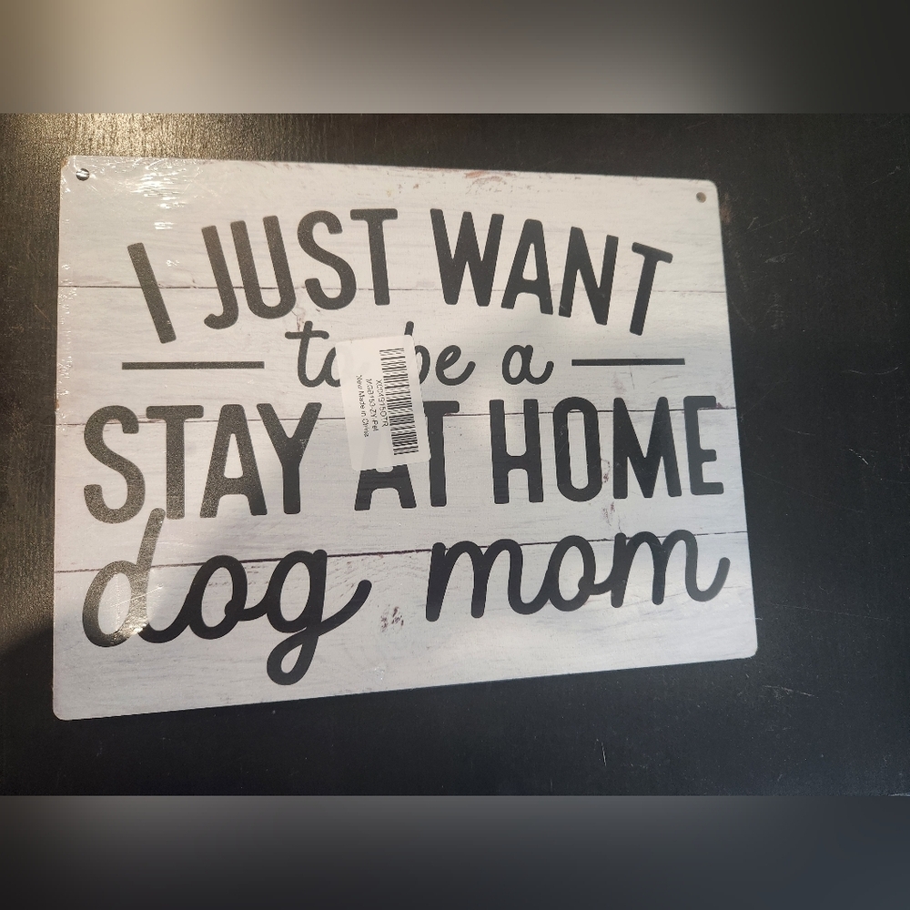 White and Black Decorative Sign